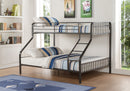 Caius - Twin Long Queen Bunk Bed - Gun