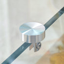 Modern 2 Tier Square Coffee Table, Elegant Marble Pattern