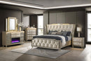 Lorient - LED Upholstered Bed