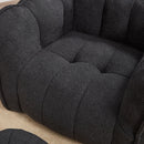 Soft Chenille Bean Bag Chair With High Resilient Foam