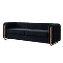 Contemporary Velvet Sofa Couch For Living Room