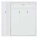 Murphy Wall Bed With Shelves, Wardrobe And LED Lights