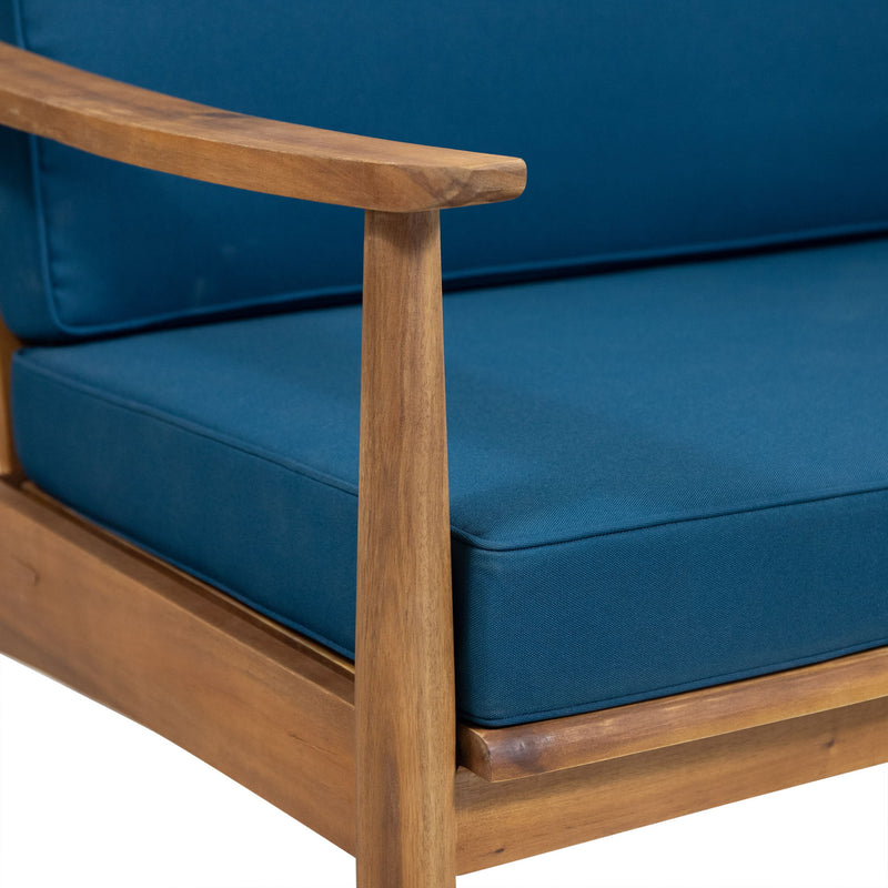 Emmry - Outdoor Acacia Wood Club Chair