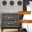 Valdemar - Nightstand - Weathered Gray - Atlantic Fine Furniture Inc