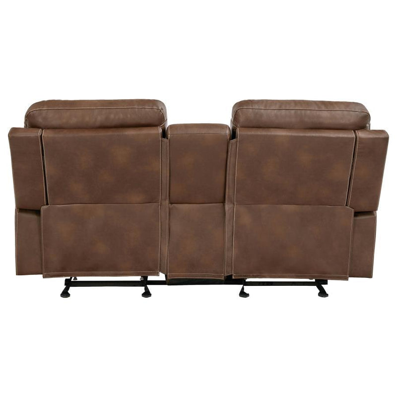 Damiano - Reclining Loveseat - Light Brown