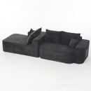 L-Shaped Sectional Sofa Couch With Chaise, Extra Deep Seats