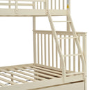Bunk Bed With Ladder, And Safety Guard Rails