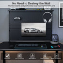 Clamp On Desk Pegboard With Single Monitor Stand