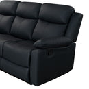 Blanche - Console Reclining Loveseat With LED Lights And Speakers