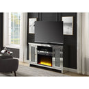 Noralie - TV Stand w/Fireplace - Atlantic Fine Furniture Inc