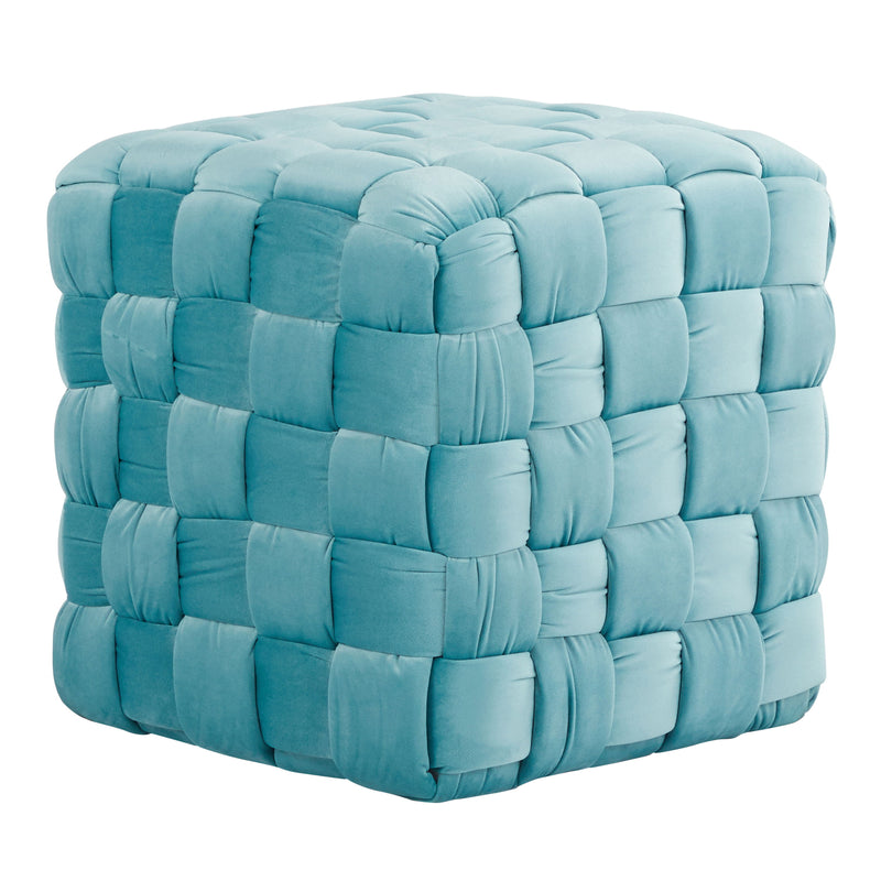 Square Braided Ottoman -