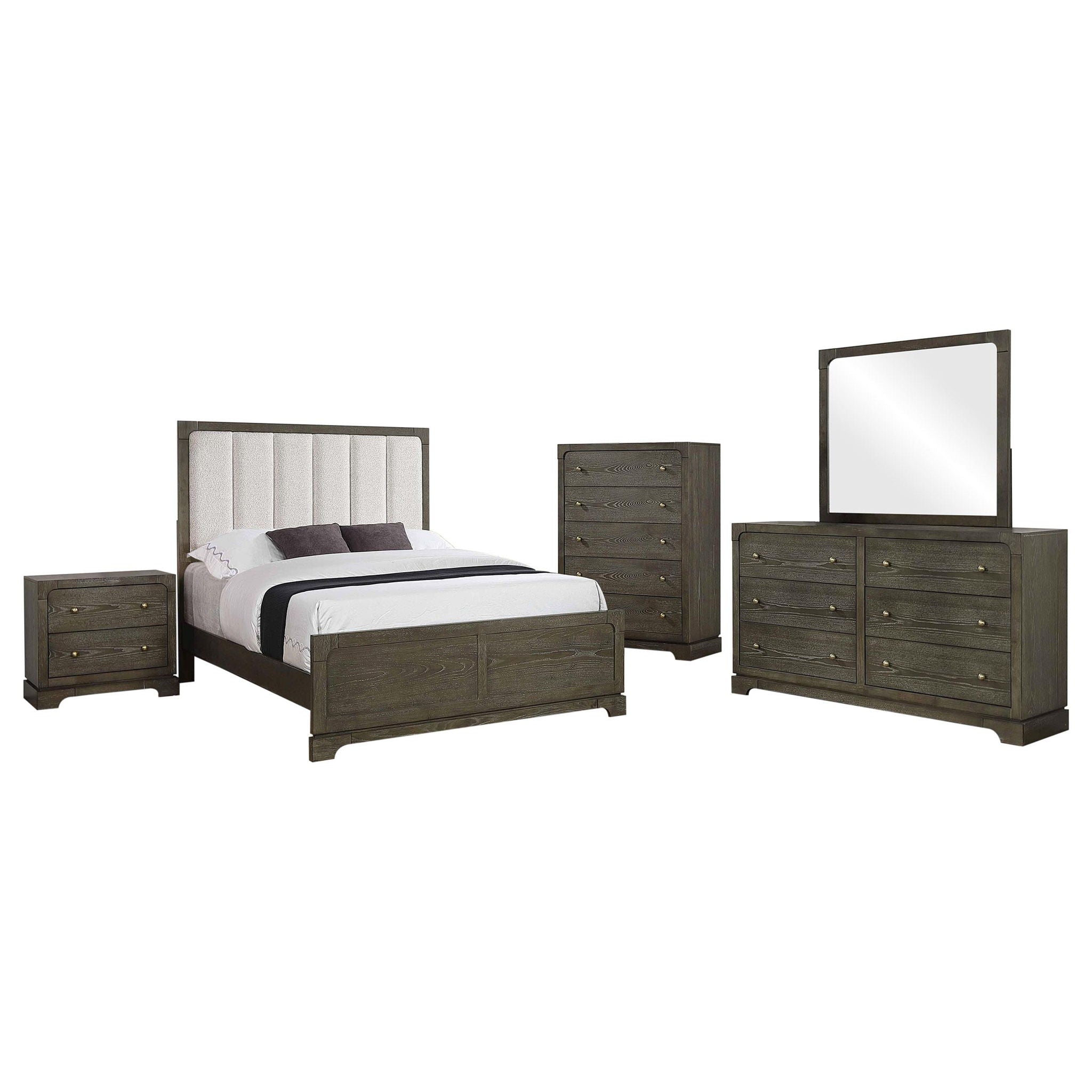 Gran Park 5-piece Queen Bedroom Set Dark Cocoa
