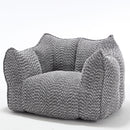 Comfortable Chenille Sofa Chairs With Highly Resilient Foam For Living Rooms And Bedrooms