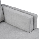 Modern Chaise Lounge With Dual Layer Armrests