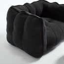 Soft Chenille Bean Bag Chair With High Resilient Foam