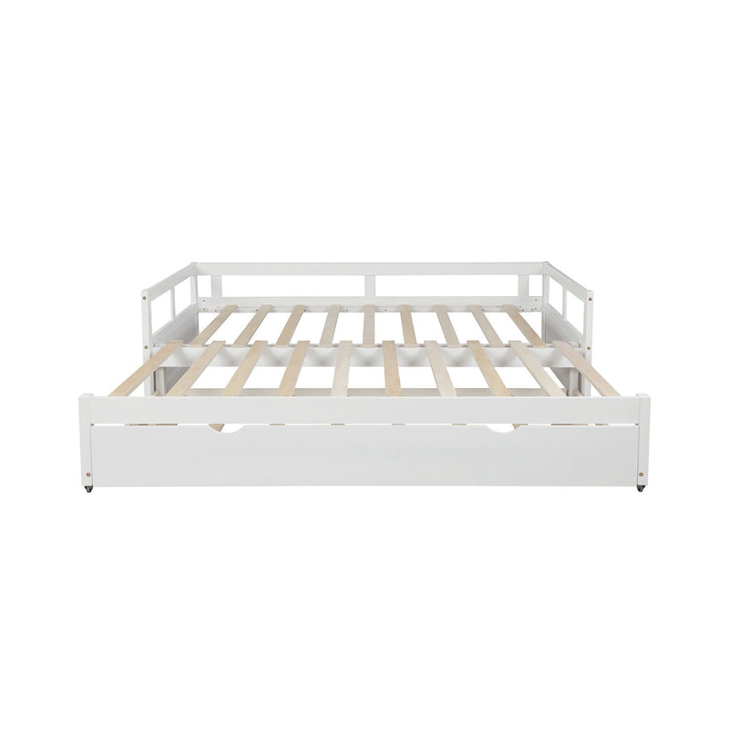 Extending Daybed With Trundle, Wooden Daybed With Trundle