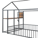 House Frame With Desk, Shelves, Power Outlets And USB Ports