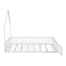 House Platform Bed With Guardrail