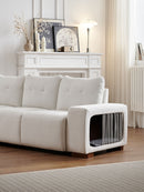 3 Seater Sofa Couch For Living Room, Modern Couches For Small Space, Cat Nest Sofa, For Cat Friendly, Comfy Couch With Waterproof And Cat Scratch Resistant Fabric