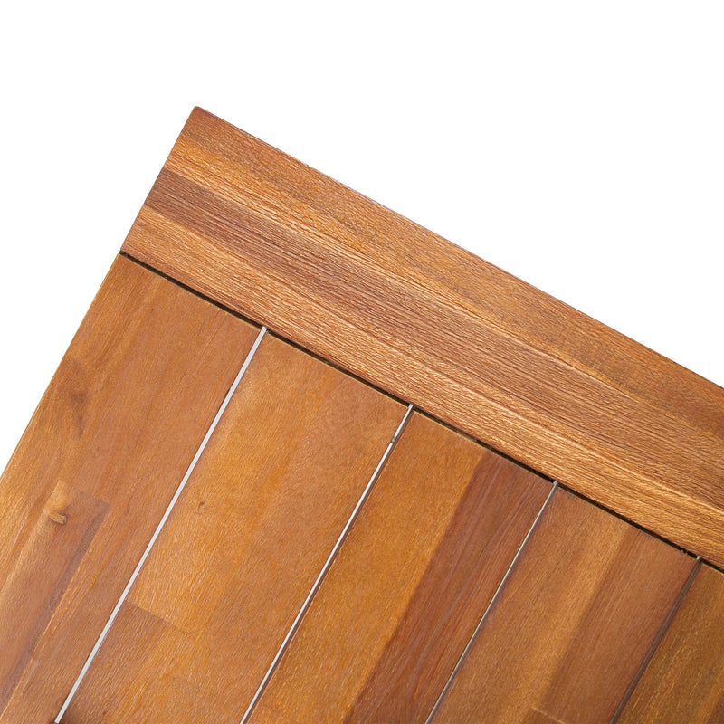 Outdoor Sandblast Finish Acacia Wood Dining Table