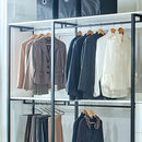 Fiona - Freestanding 4 Tower Walk In Closet System Wood Metal - White