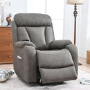 Lift Chair Recliner Power Remote Control Recliner Sofa Relax Soft Chair Anti - Skid Australia Cashmere Fabric Furniture Living Room - Dark Gray