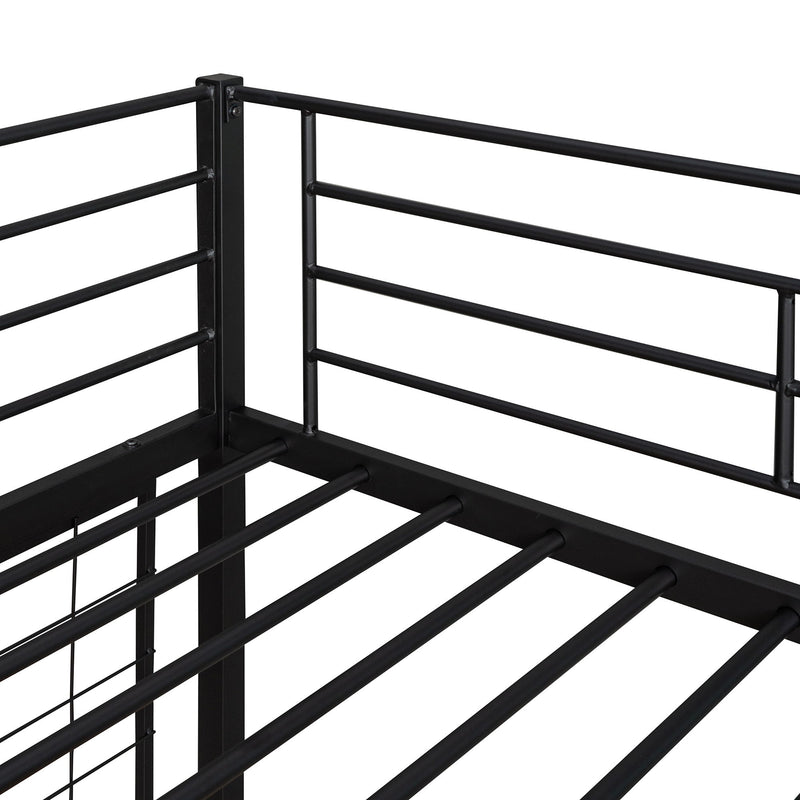 Bed With Desk And Grid