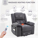 Massage Recliner Power Lift Chair With Adjustable Massage And Heating Function