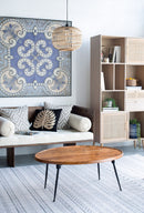 Oval Cofe Table - Brown