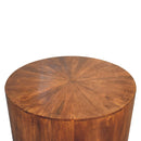 Round Coffee Table - Chestnut