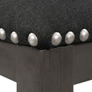 5 Pieces Counter Height Rustic Farmhouse Dining Room Wooden Bar Table Set With 2 Stools And 2 Chairs