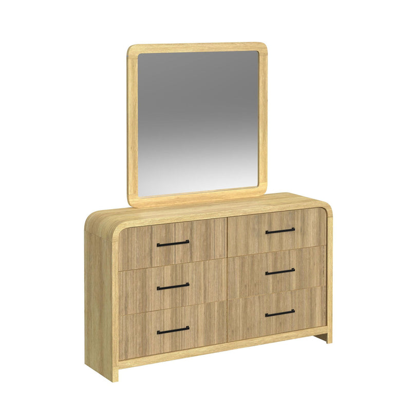 Ridgemont - Dresser And Mirror Set - Natural