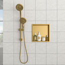 Stainless Steel Shower Niche With Seamless Design For Bathroom Storage