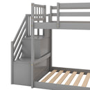 Bunk Bed With Convertible Slide And Stairway