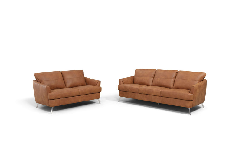 Safi - Sofa - CapPUchino Leather - Atlantic Fine Furniture Inc