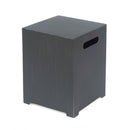 Modern Tank Holder Side Table With Powder Coated Frame