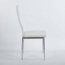 Chrome Leg Dining Chair (Set of 4)