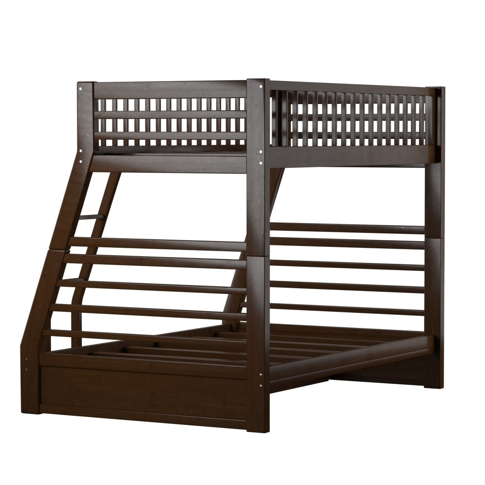ACME Jason Twin/Full Bunk Bed, Espresso 02020W - Atlantic Fine Furniture Melbourne FL