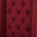 Sophisticated Tufted Dining Chair With High Back Design