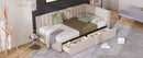 Upholstered Daybed, Sofa Bed Frame, No Box Spring Needed