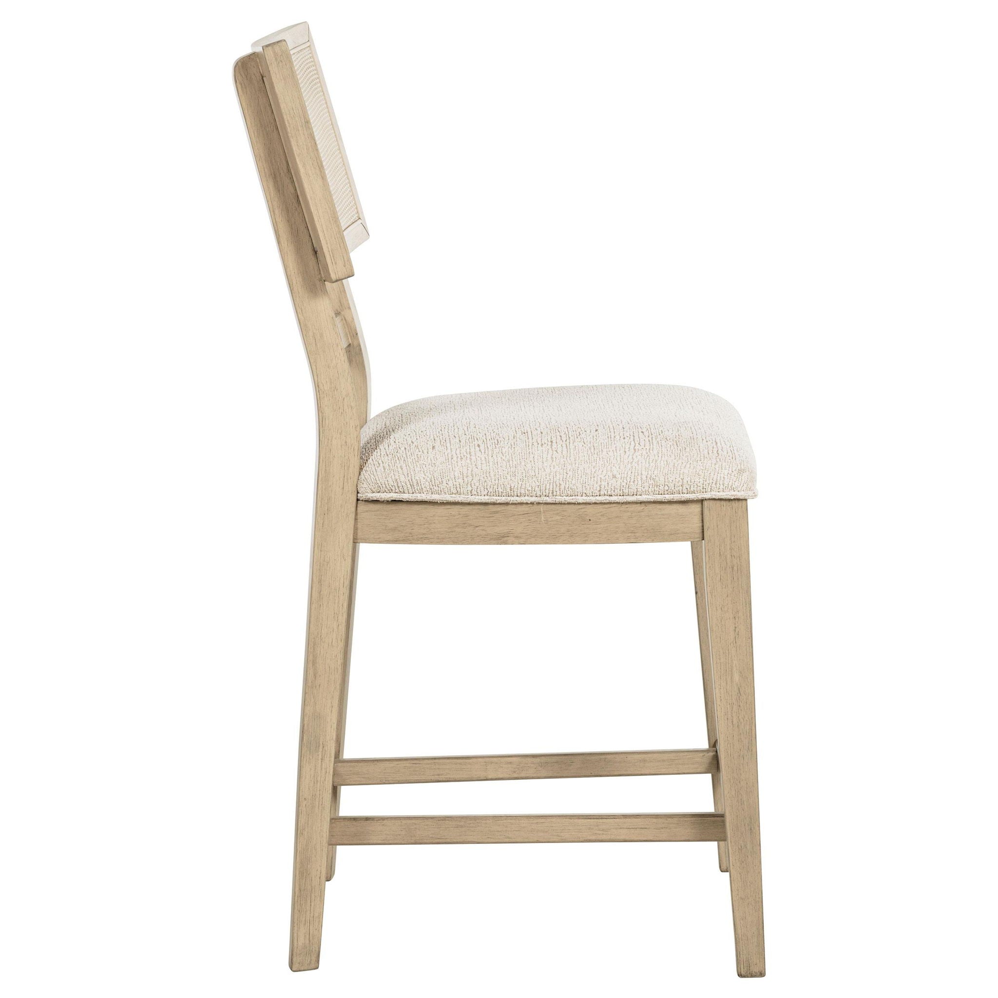 Kailani Rattan Cane Counter Side Chair Beige Oak (Set of 2) - Atlantic Fine Furniture Melbourne FL