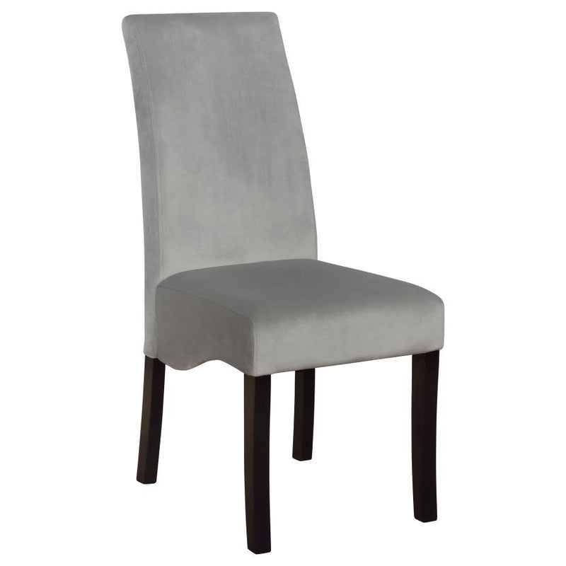 Stanton - Upholstered Dining Side Chairs (Set of 2) - Gray - Atlantic Fine Furniture Inc