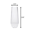Tritan Lexington - Unbreakable Plastic Champagne Flutes, 9Oz (Set of 4) - Clear