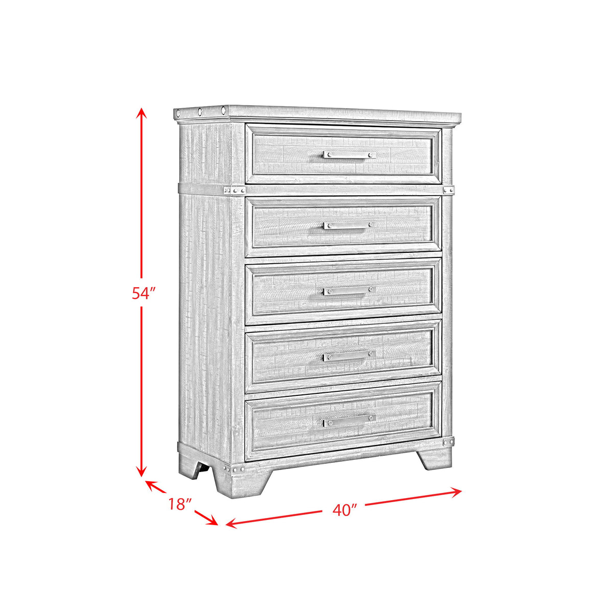 Colorado City Chest in Dark Brown by Elements International, view 7