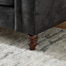 Chesterfield 3 And 3 Seater Sofa Set High Tech Fabric Roll Armrest Upholstered Couch