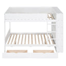 Bunk Bed With 2 Drawers And Multi Layer Cabinet