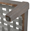 TOPMAX Modern 5-Person Outdoor Seating Group with Cushions Rope Waved Patio Sofa Set for Garden, Lawn, Poolside, L-Shaped, Gray+Beige