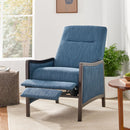 Drury - Contemporary Fabric Upholstered Pushback Recliner