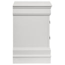 Louis Philippe - 2-Drawer Nightstand Bedside Table - White