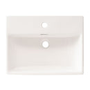 Bathroom Vanity With Ceramic Sink And Ample Storage, Ideal For Small Bathrooms